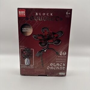 NEW BLACK ORCHID Limited Edition Horror Bouquet Botanical Block Tech Set 69 pcs